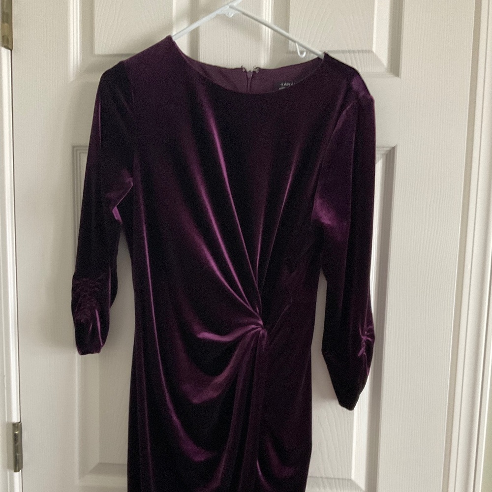 Tahari velvet dress